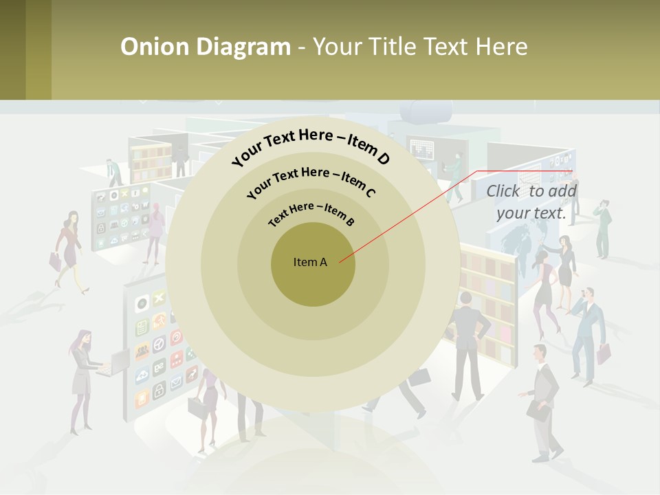 A Group Of People Standing In Front Of A Building PowerPoint Template
