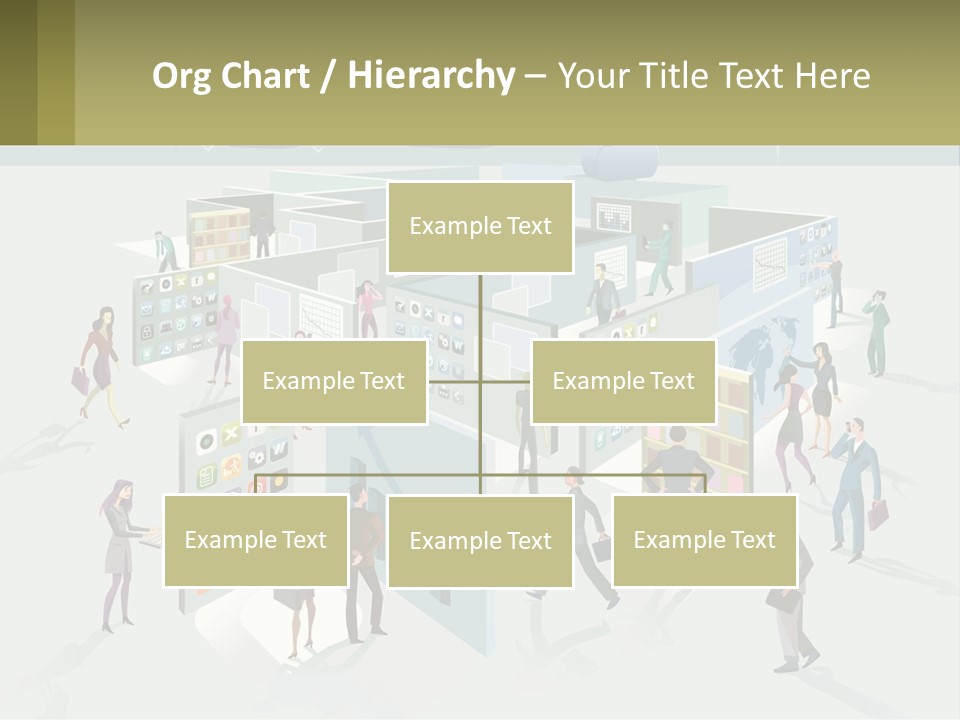 A Group Of People Standing In Front Of A Building PowerPoint Template