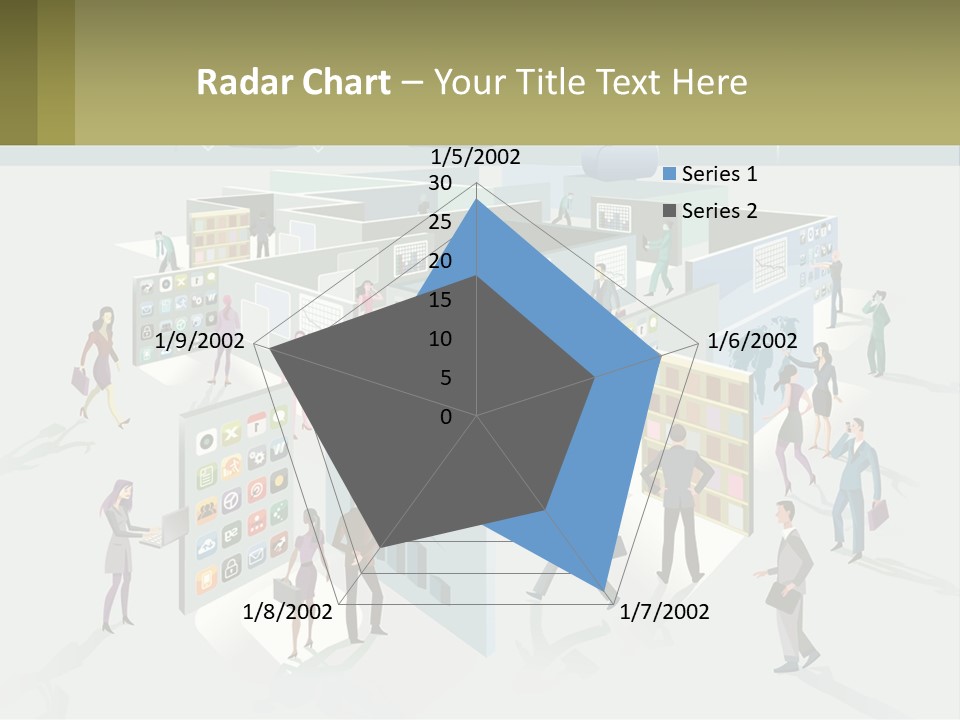 A Group Of People Standing In Front Of A Building PowerPoint Template