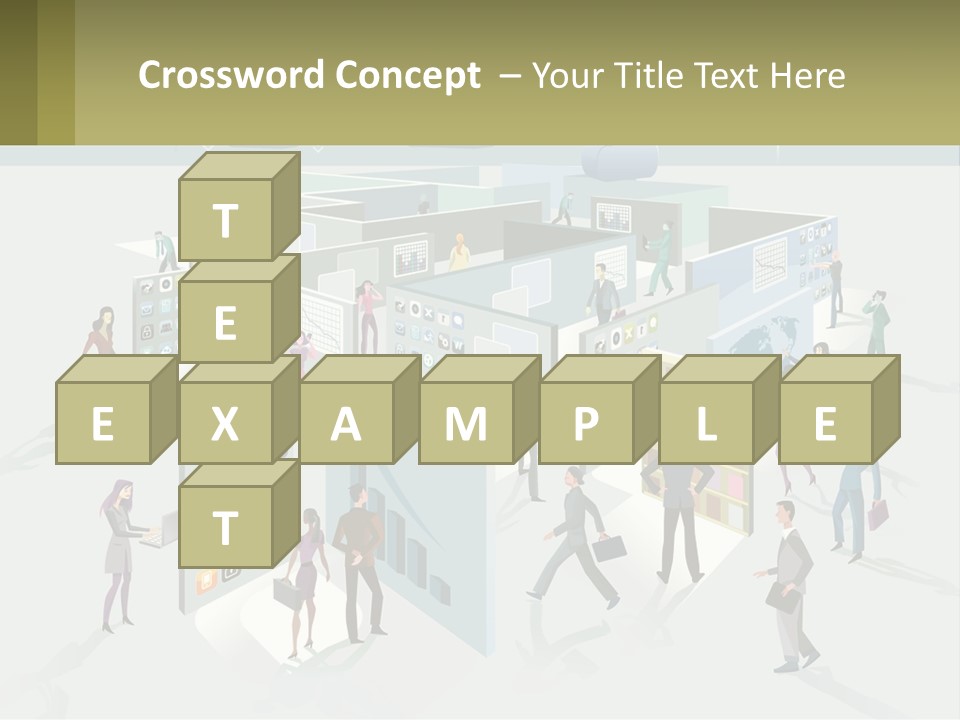 A Group Of People Standing In Front Of A Building PowerPoint Template