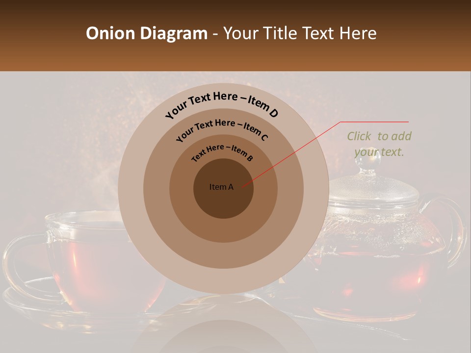 A Cup Of Tea Next To A Teapot With A Lemon On It PowerPoint Template