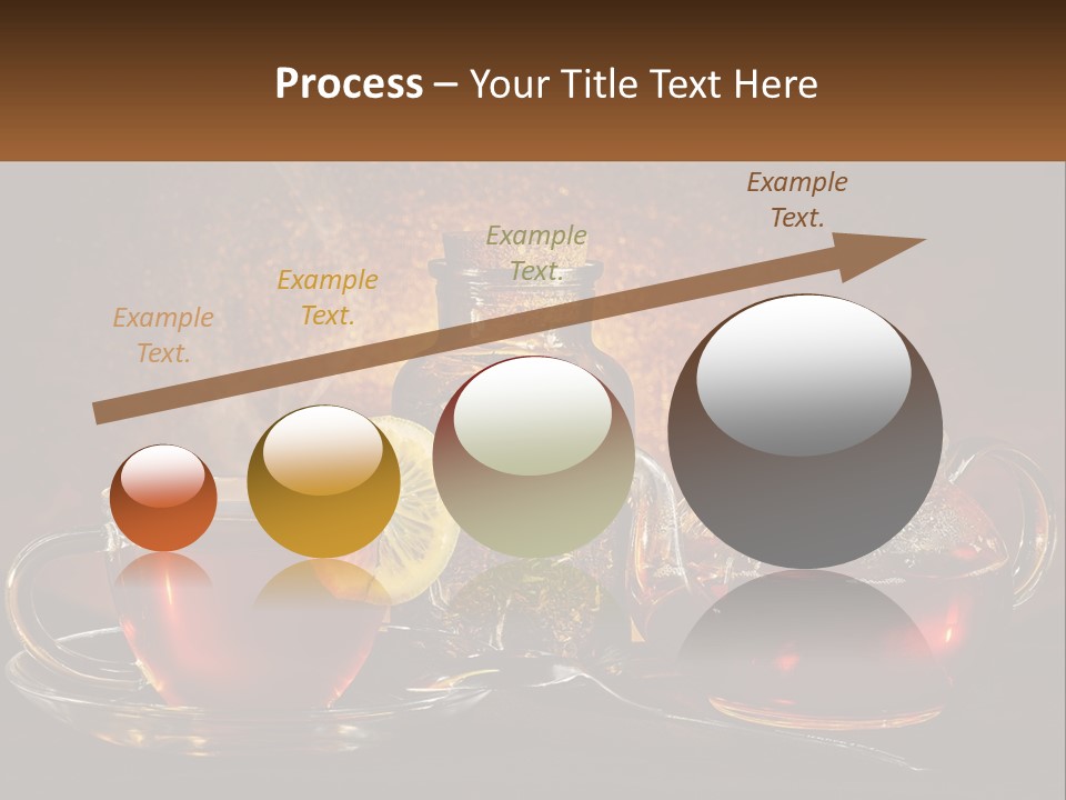 A Cup Of Tea Next To A Teapot With A Lemon On It PowerPoint Template