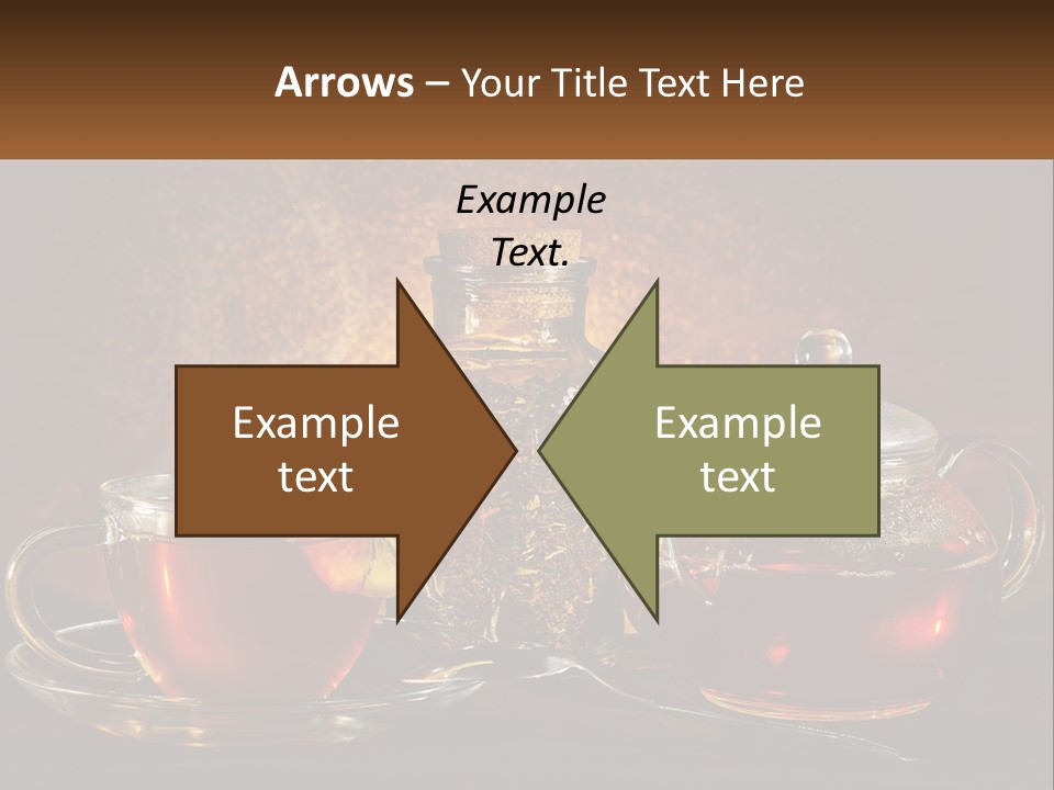 A Cup Of Tea Next To A Teapot With A Lemon On It PowerPoint Template