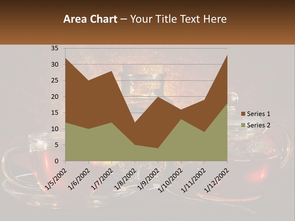 A Cup Of Tea Next To A Teapot With A Lemon On It PowerPoint Template