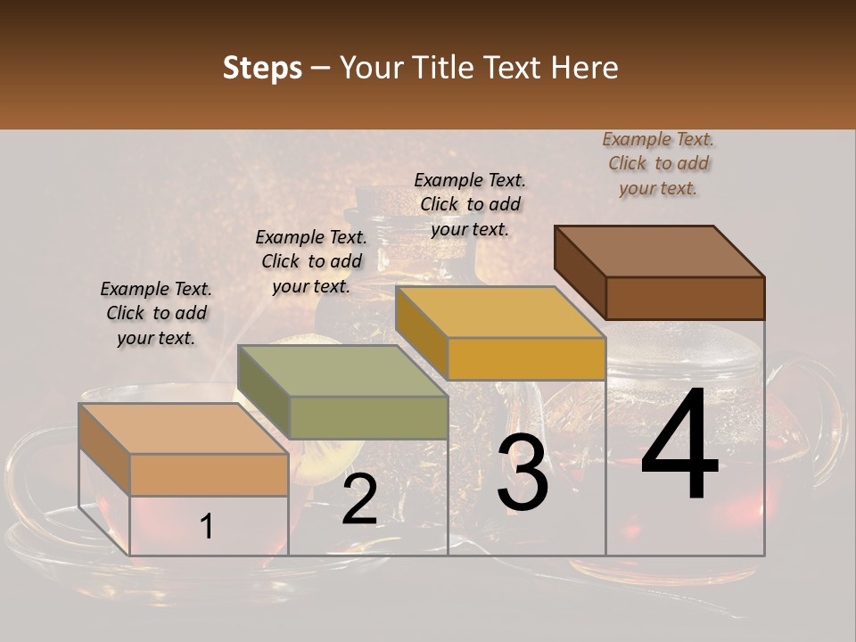 A Cup Of Tea Next To A Teapot With A Lemon On It PowerPoint Template