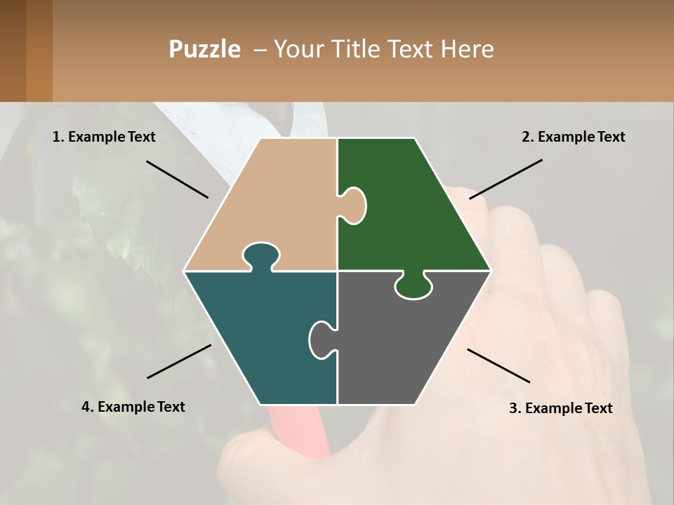 A Person Holding A Pair Of Scissors In Their Hand PowerPoint Template