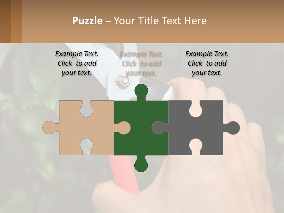 A Person Holding A Pair Of Scissors In Their Hand PowerPoint Template