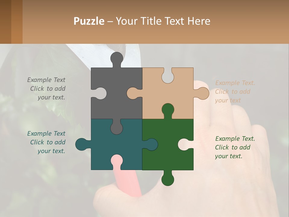 A Person Holding A Pair Of Scissors In Their Hand PowerPoint Template
