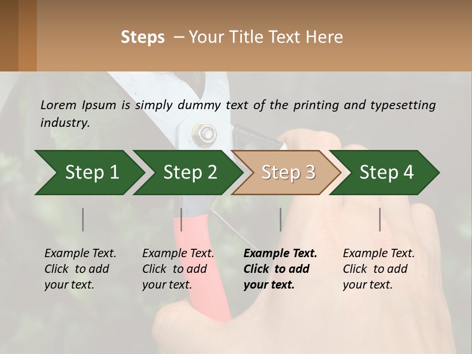 A Person Holding A Pair Of Scissors In Their Hand PowerPoint Template