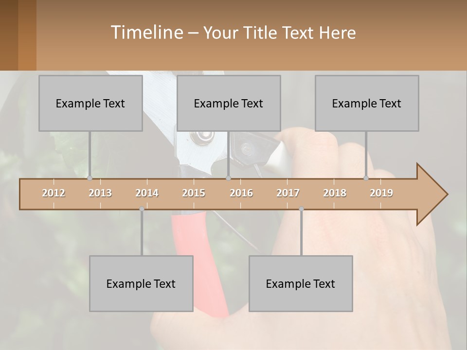 A Person Holding A Pair Of Scissors In Their Hand PowerPoint Template