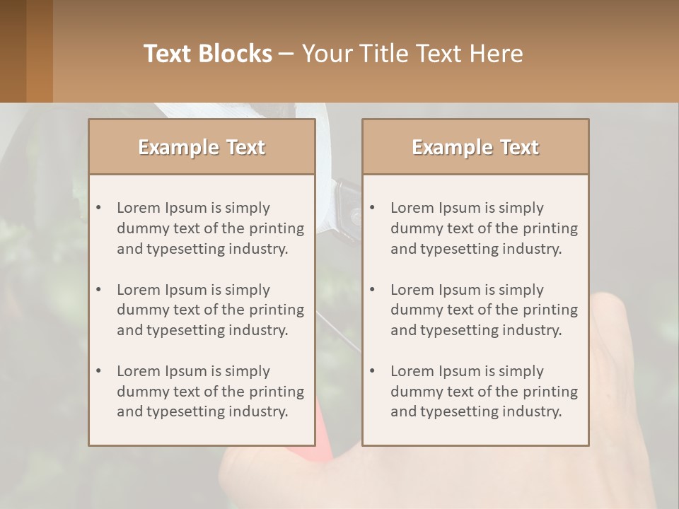 A Person Holding A Pair Of Scissors In Their Hand PowerPoint Template