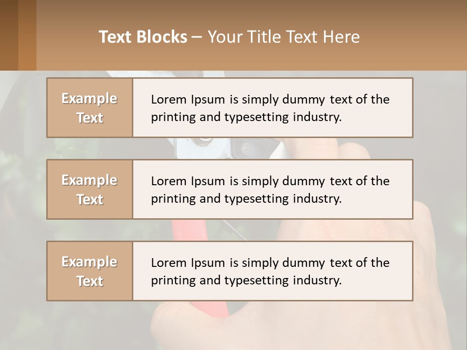 A Person Holding A Pair Of Scissors In Their Hand PowerPoint Template