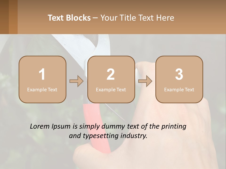 A Person Holding A Pair Of Scissors In Their Hand PowerPoint Template