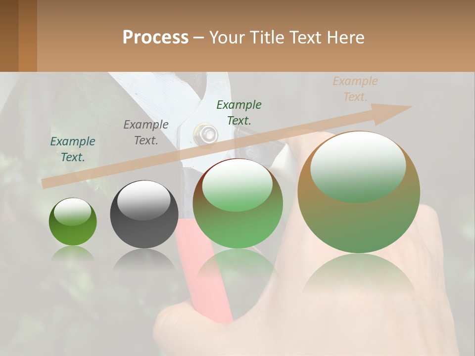 A Person Holding A Pair Of Scissors In Their Hand PowerPoint Template