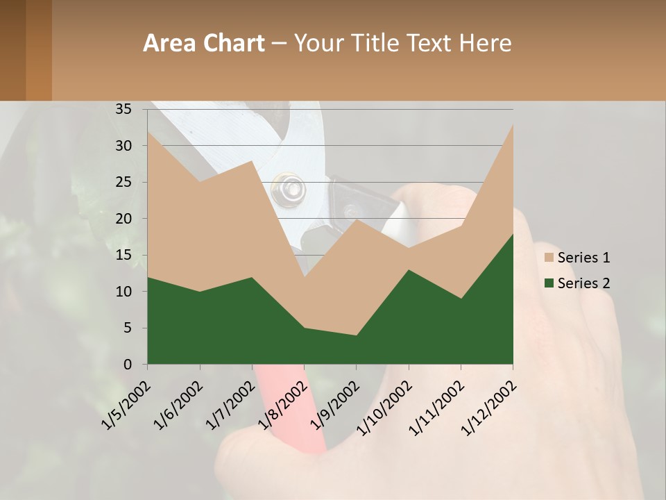 A Person Holding A Pair Of Scissors In Their Hand PowerPoint Template