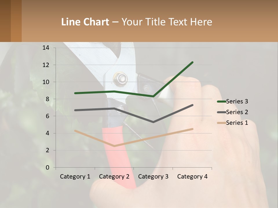 A Person Holding A Pair Of Scissors In Their Hand PowerPoint Template