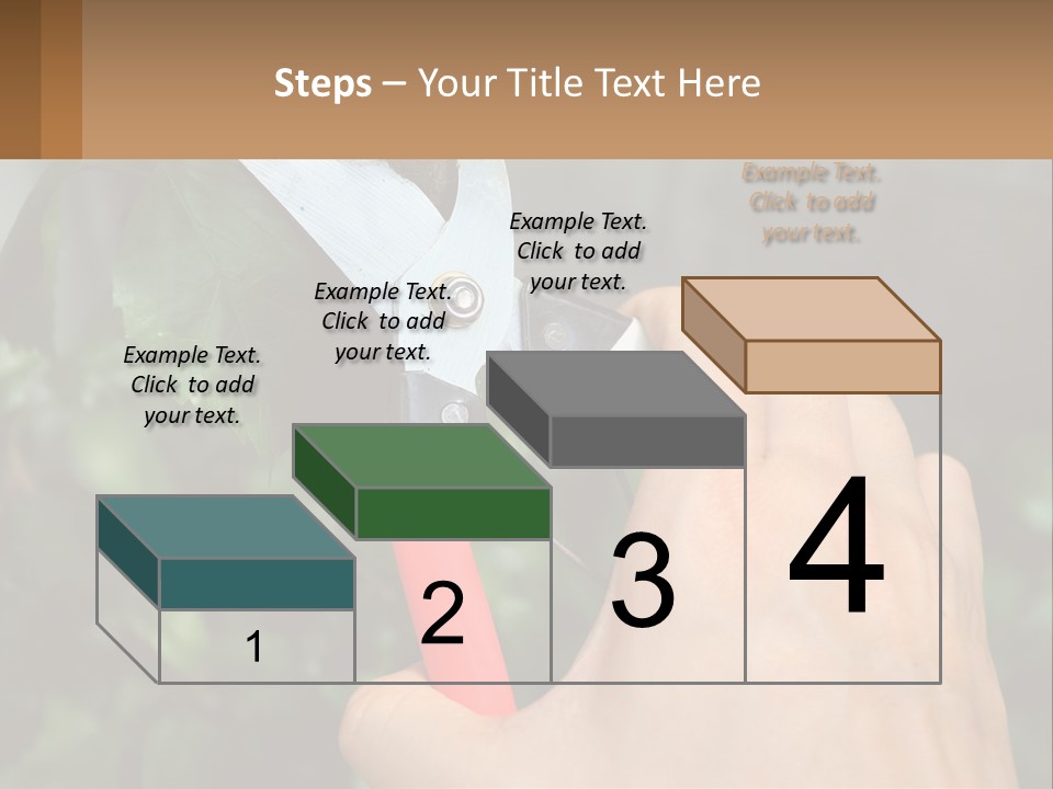 A Person Holding A Pair Of Scissors In Their Hand PowerPoint Template