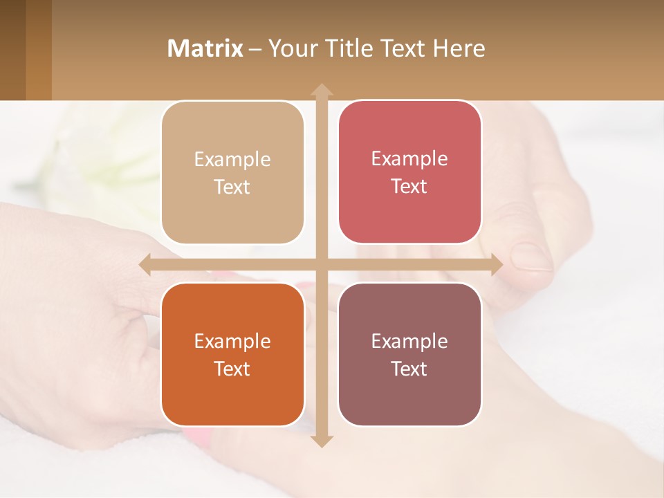 A Woman Getting A Foot Massage From A Man PowerPoint Template