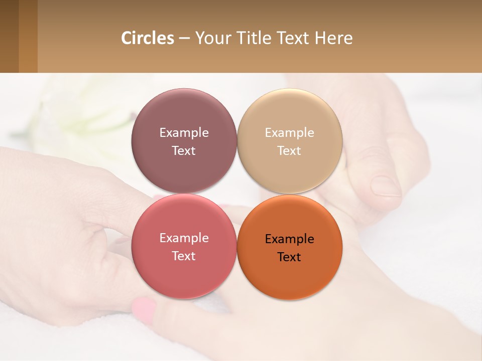 A Woman Getting A Foot Massage From A Man PowerPoint Template