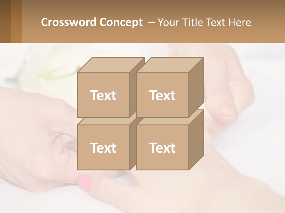 A Woman Getting A Foot Massage From A Man PowerPoint Template