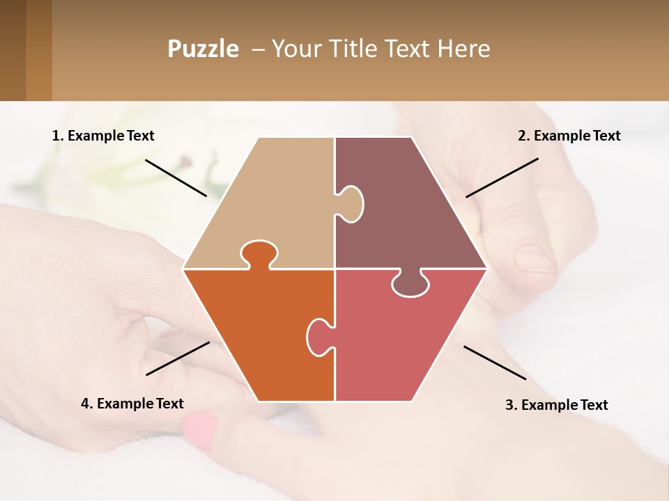 A Woman Getting A Foot Massage From A Man PowerPoint Template