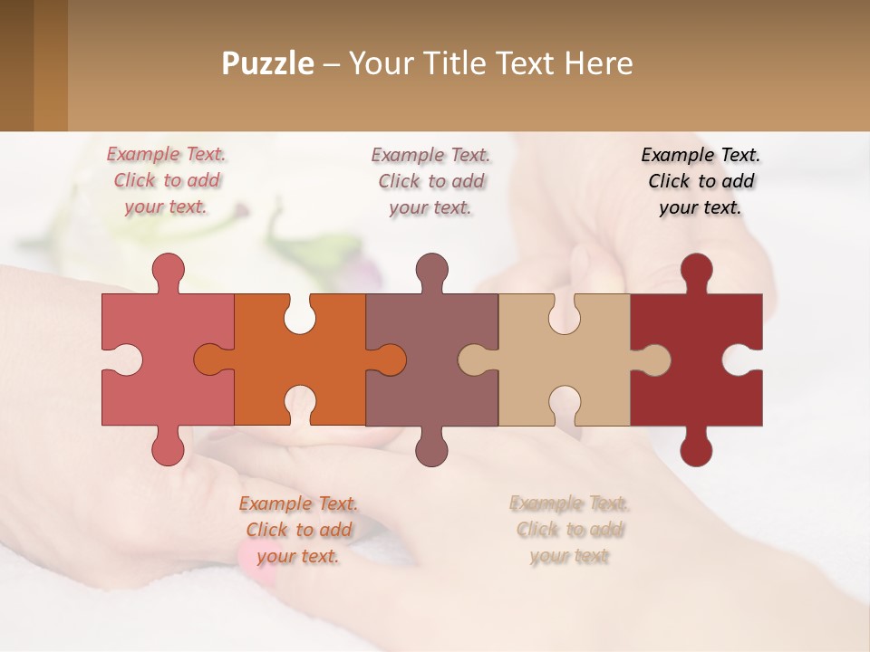 A Woman Getting A Foot Massage From A Man PowerPoint Template