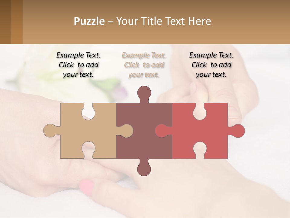 A Woman Getting A Foot Massage From A Man PowerPoint Template