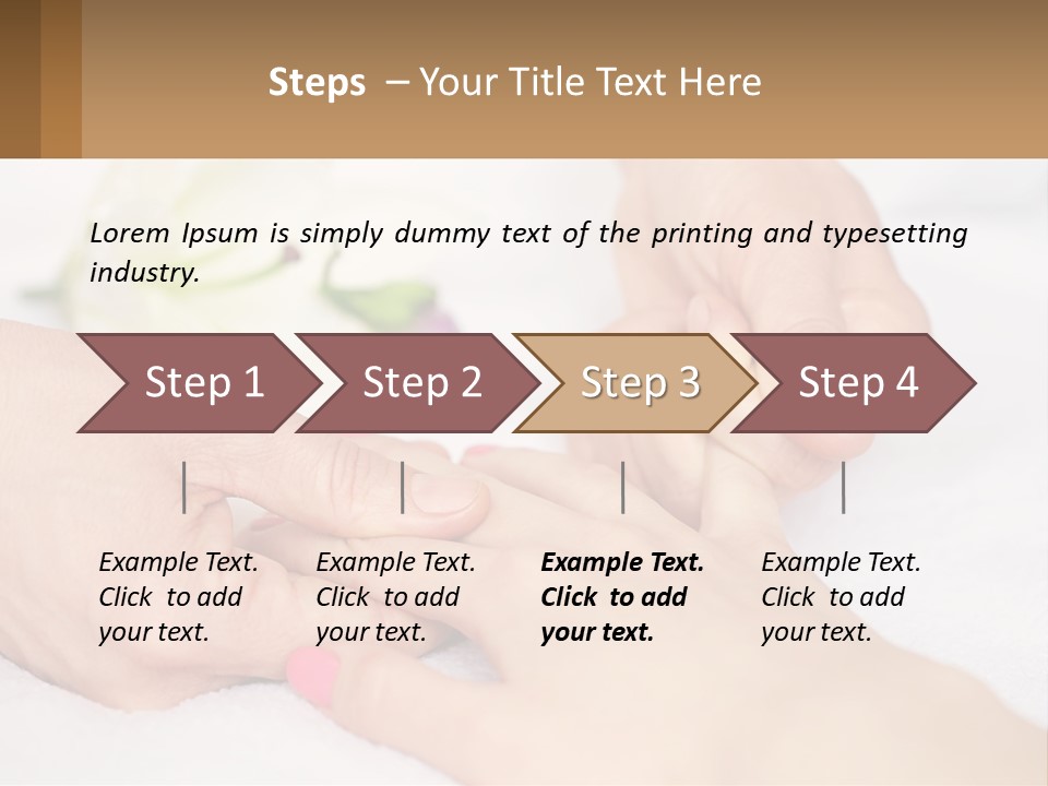 A Woman Getting A Foot Massage From A Man PowerPoint Template