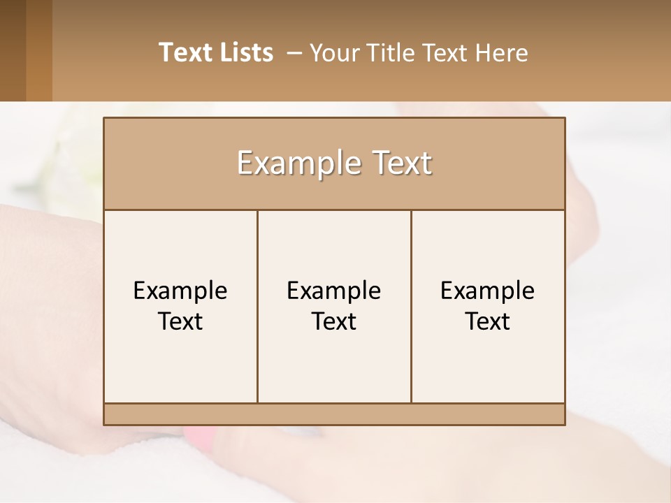 A Woman Getting A Foot Massage From A Man PowerPoint Template