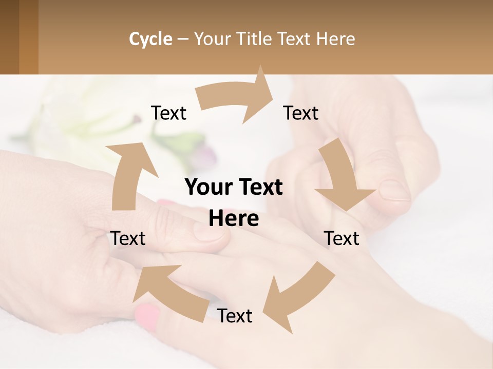 A Woman Getting A Foot Massage From A Man PowerPoint Template