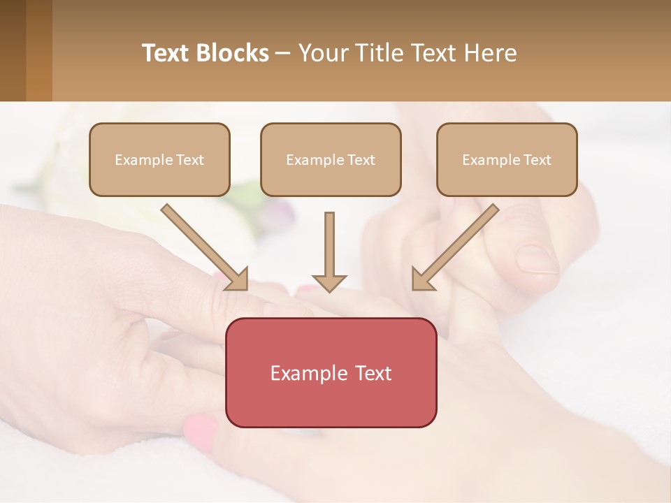A Woman Getting A Foot Massage From A Man PowerPoint Template