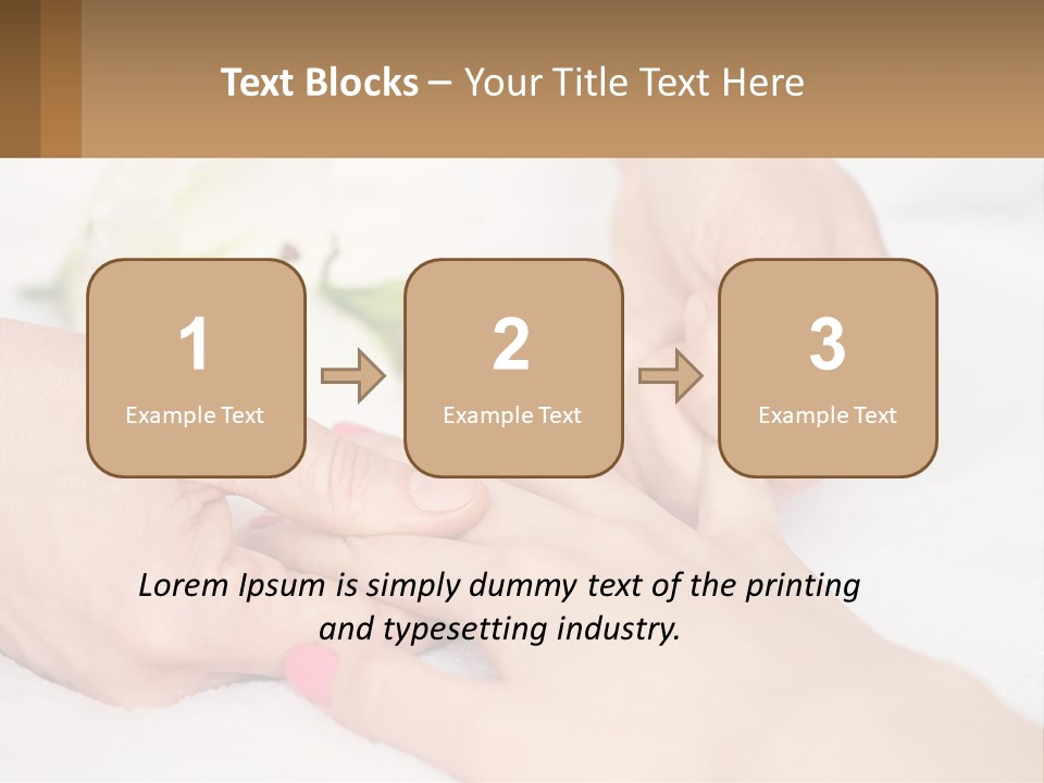 A Woman Getting A Foot Massage From A Man PowerPoint Template