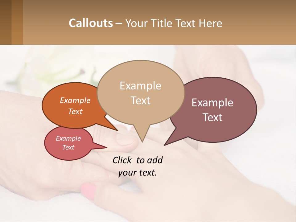 A Woman Getting A Foot Massage From A Man PowerPoint Template