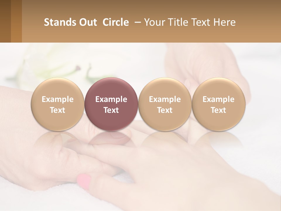 A Woman Getting A Foot Massage From A Man PowerPoint Template