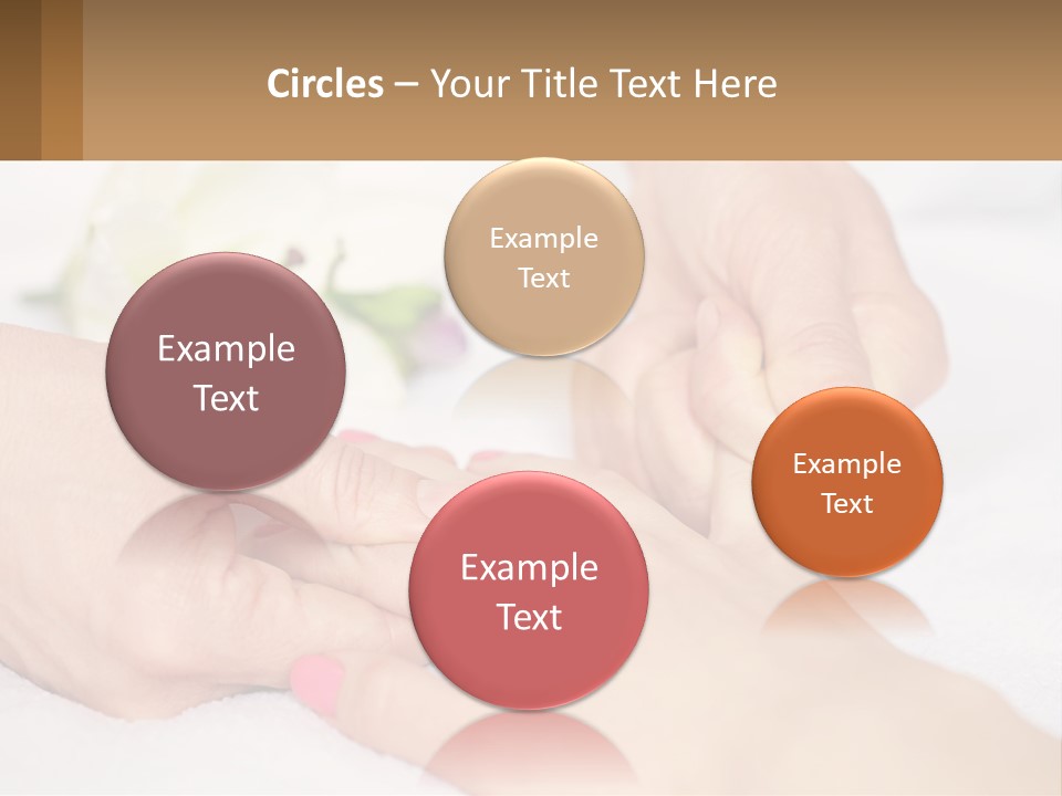 A Woman Getting A Foot Massage From A Man PowerPoint Template