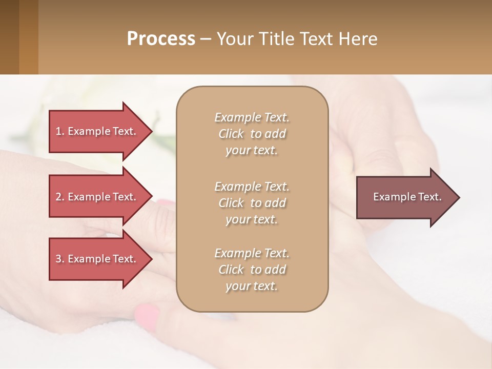A Woman Getting A Foot Massage From A Man PowerPoint Template