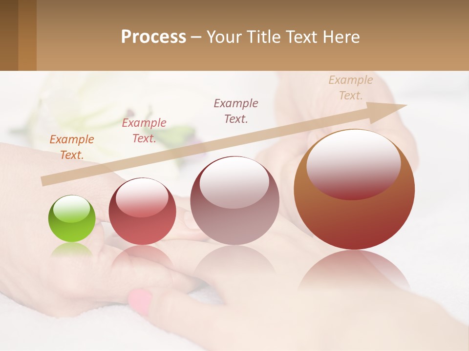 A Woman Getting A Foot Massage From A Man PowerPoint Template