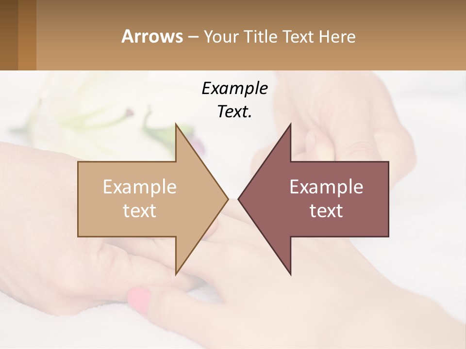 A Woman Getting A Foot Massage From A Man PowerPoint Template