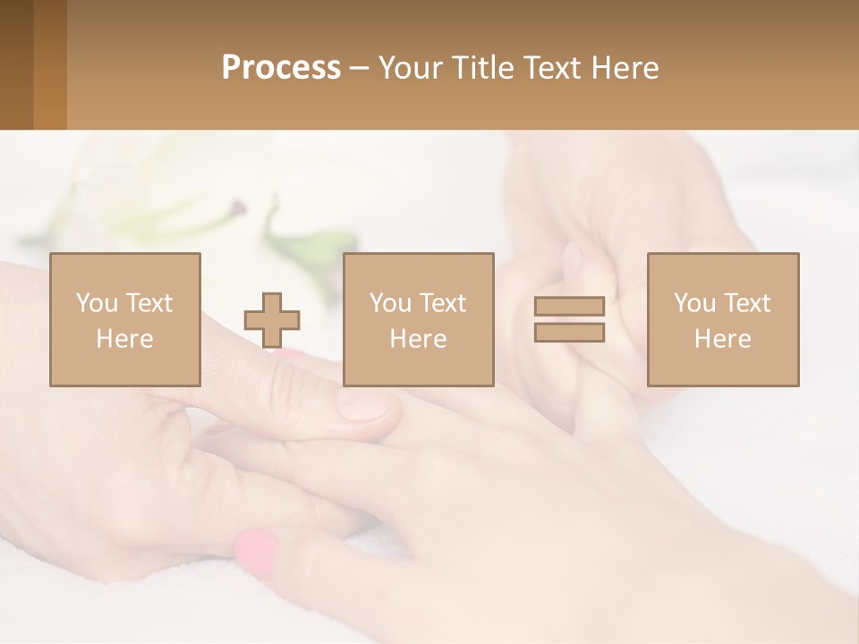 A Woman Getting A Foot Massage From A Man PowerPoint Template