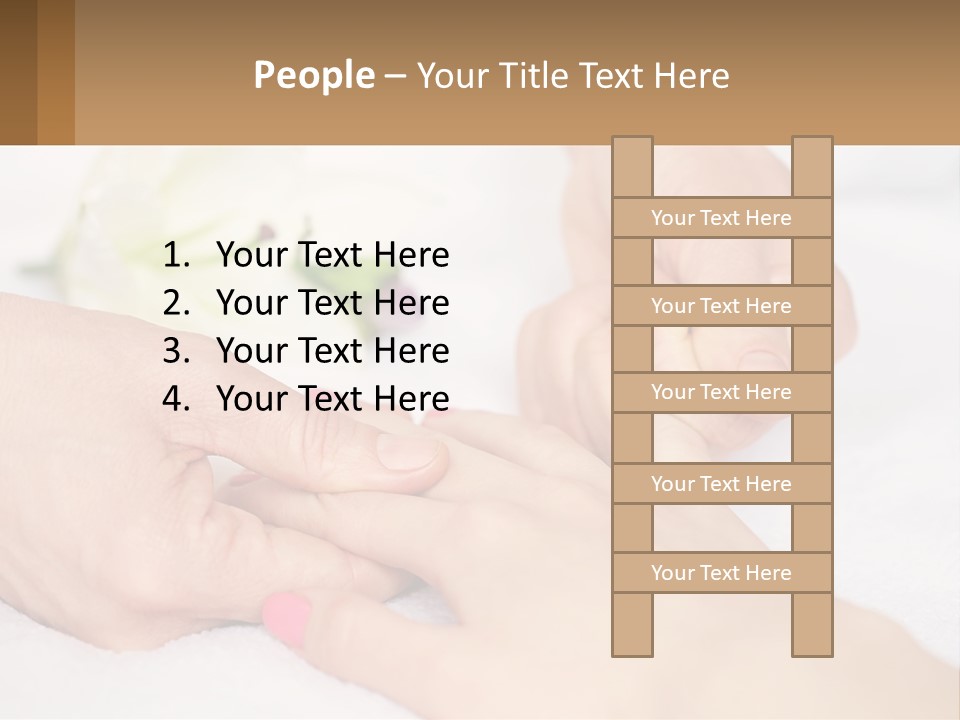 A Woman Getting A Foot Massage From A Man PowerPoint Template