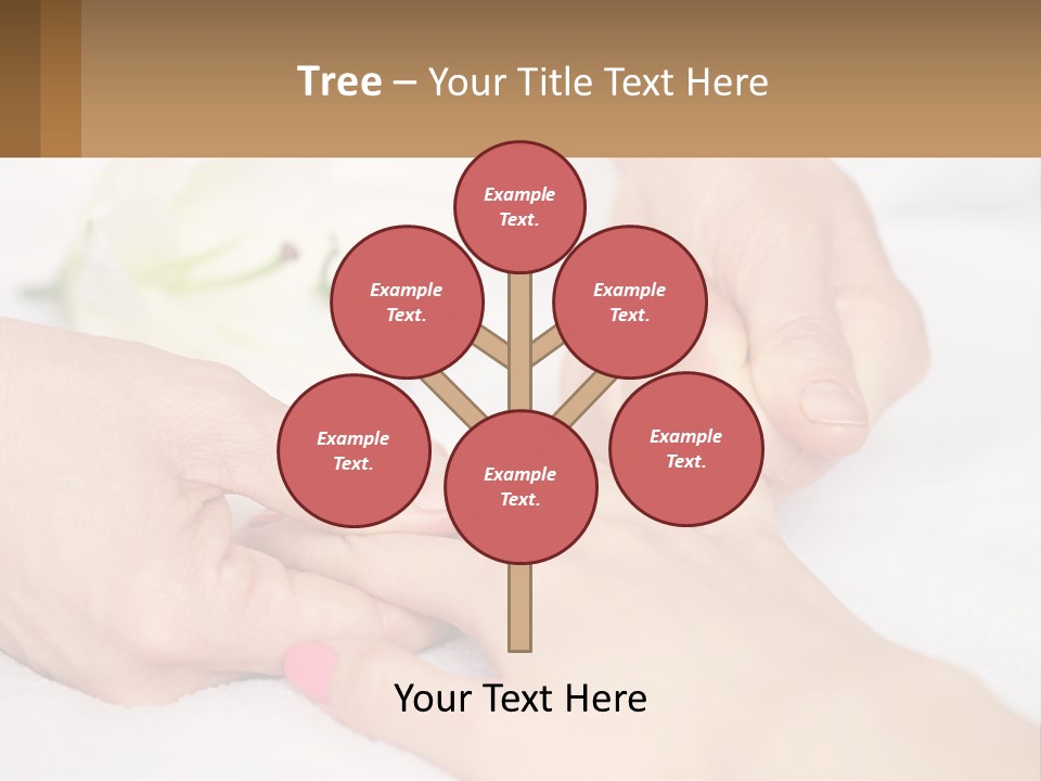 A Woman Getting A Foot Massage From A Man PowerPoint Template