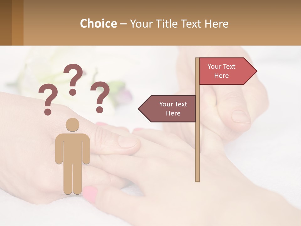 A Woman Getting A Foot Massage From A Man PowerPoint Template