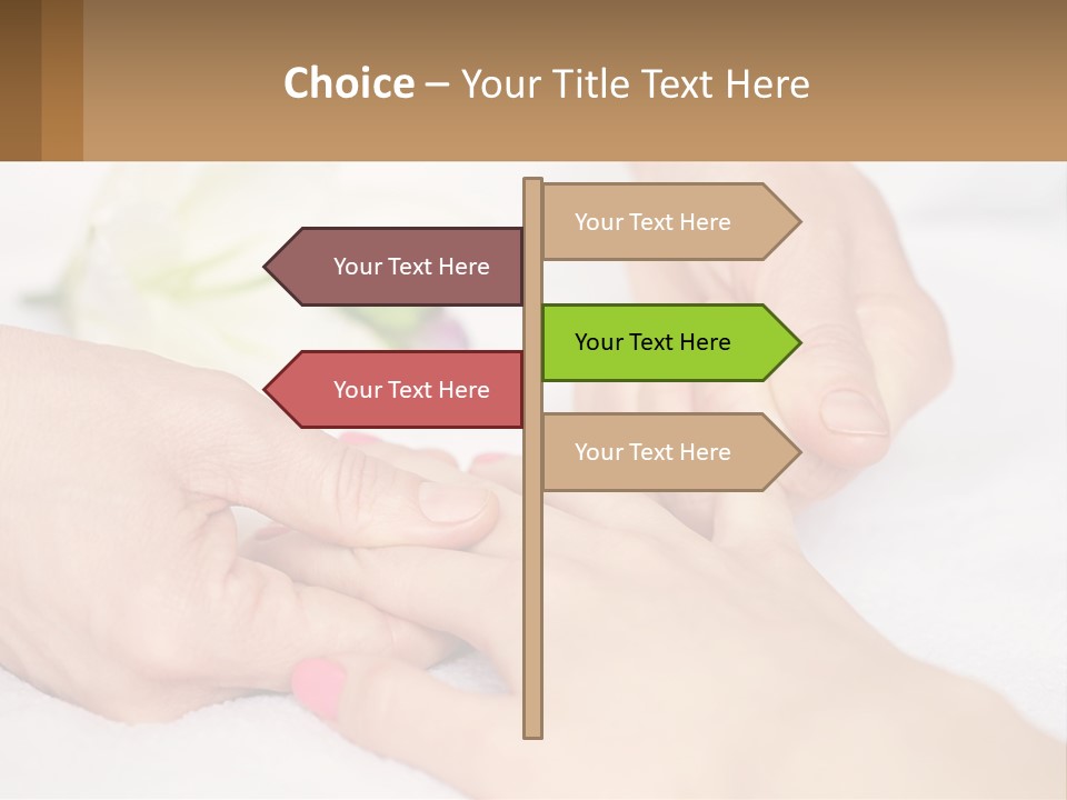 A Woman Getting A Foot Massage From A Man PowerPoint Template