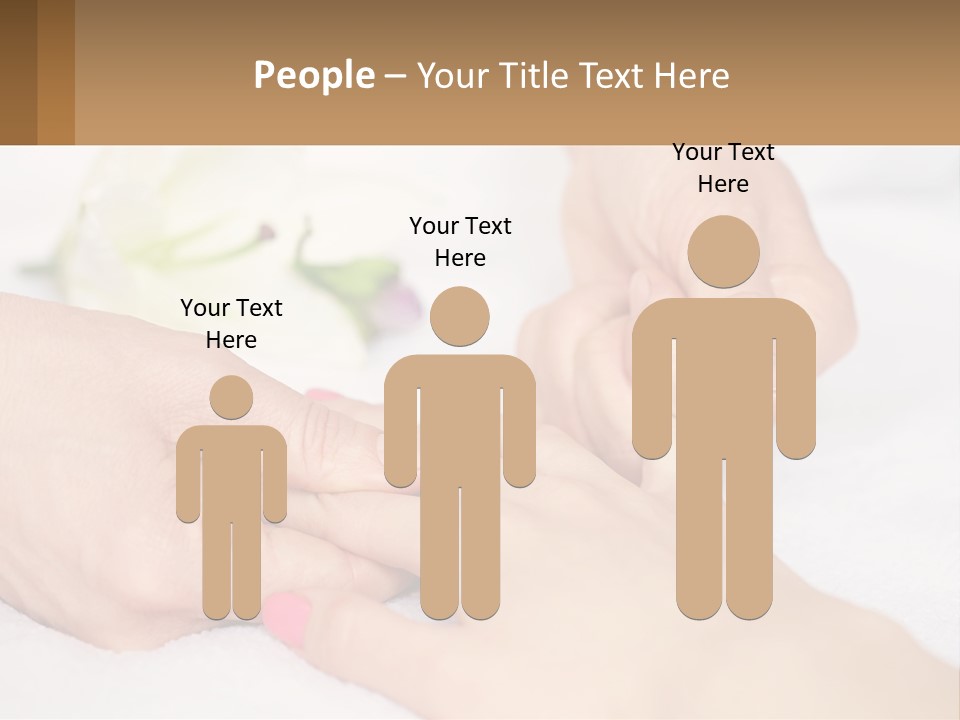 A Woman Getting A Foot Massage From A Man PowerPoint Template