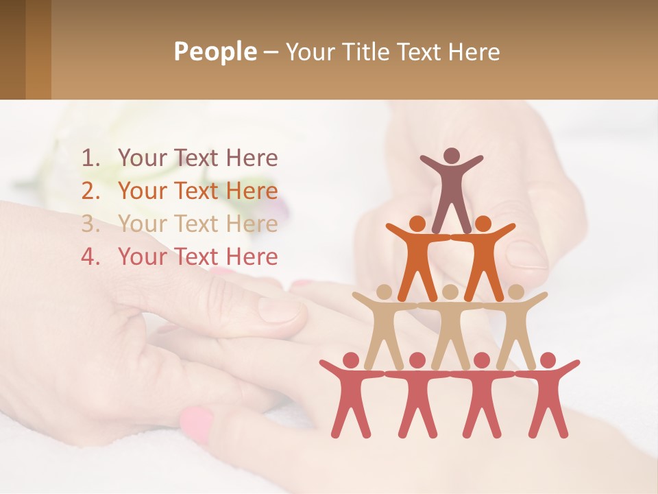 A Woman Getting A Foot Massage From A Man PowerPoint Template