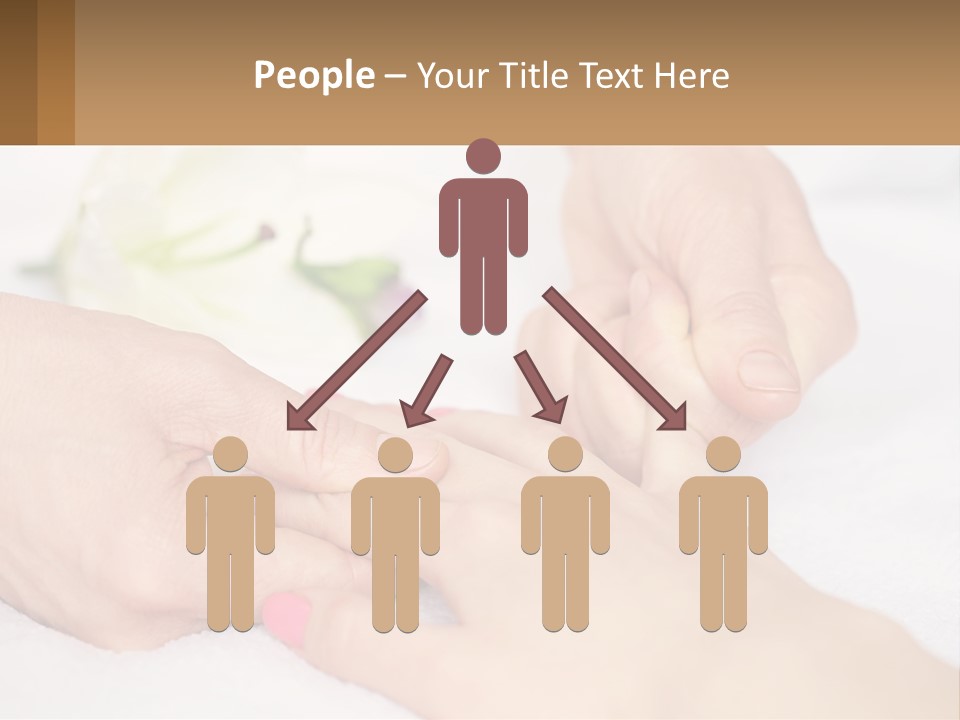 A Woman Getting A Foot Massage From A Man PowerPoint Template