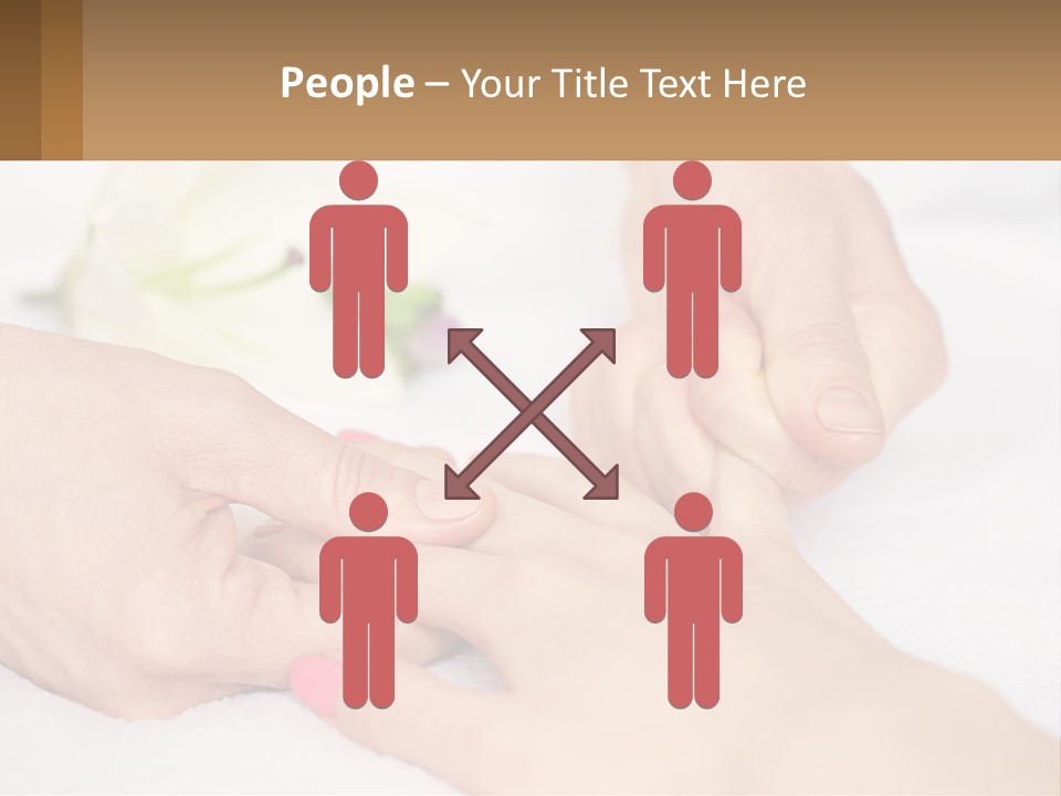 A Woman Getting A Foot Massage From A Man PowerPoint Template