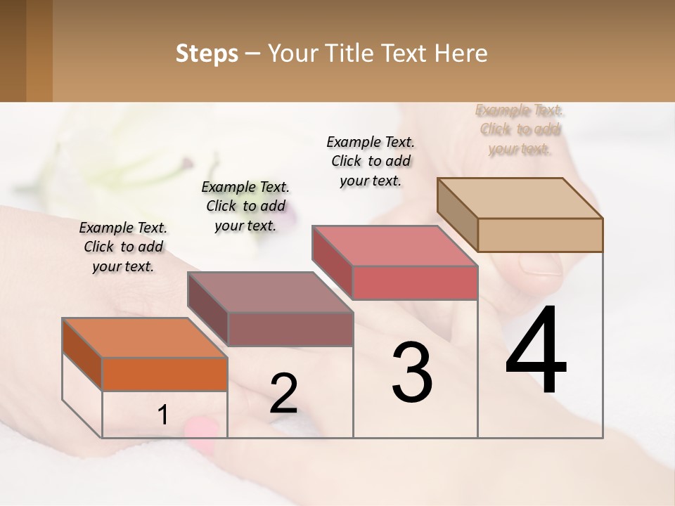 A Woman Getting A Foot Massage From A Man PowerPoint Template