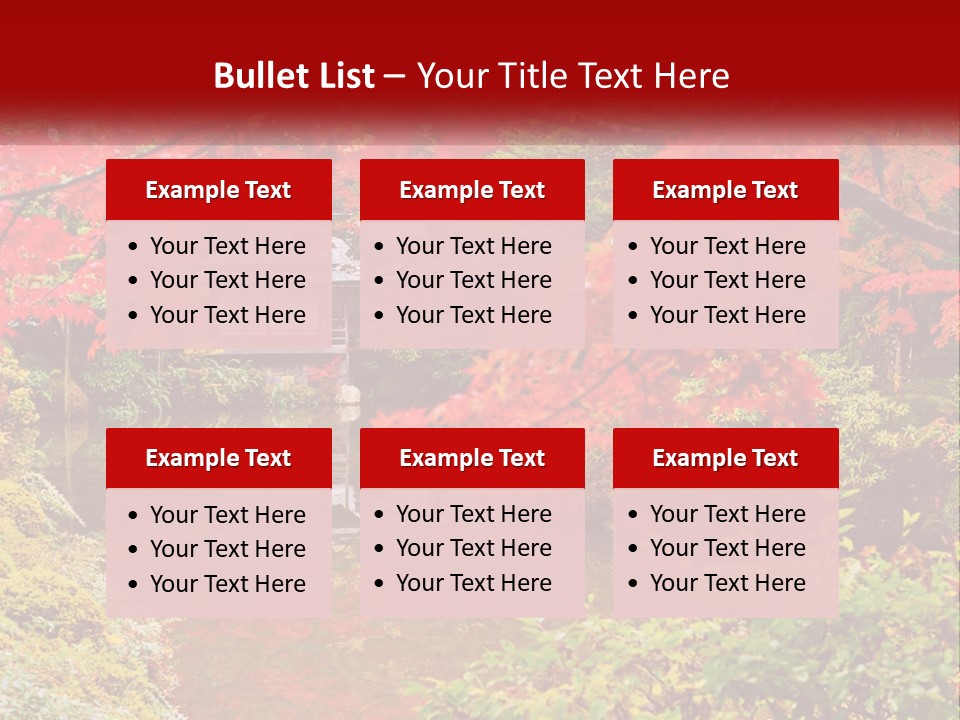 A Pond Surrounded By Trees With A House In The Background PowerPoint Template