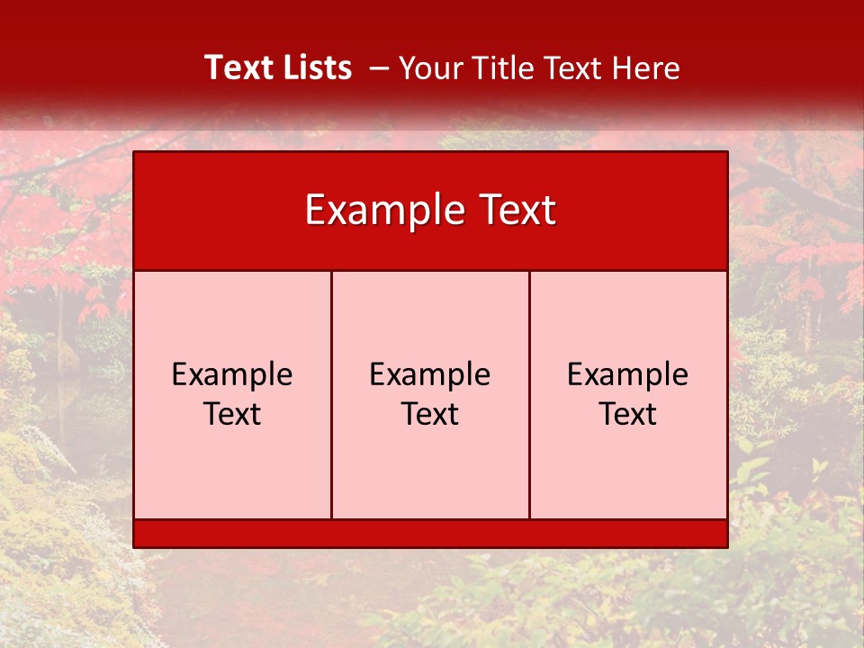 A Pond Surrounded By Trees With A House In The Background PowerPoint Template